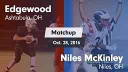 Matchup: Edgewood vs. Niles McKinley  2016