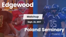 Matchup: Edgewood vs. Poland Seminary  2017