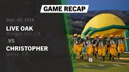 Recap: Live Oak  vs. Christopher  2016
