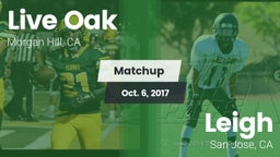 Matchup: Live Oak vs. Leigh  2017