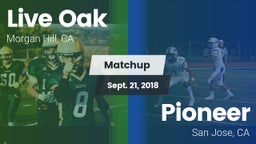 Matchup: Live Oak vs. Pioneer  2018