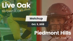 Matchup: Live Oak vs. Piedmont Hills  2018