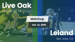 Matchup: Live Oak vs. Leland  2018