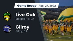 Recap: Live Oak  vs. Gilroy  2022