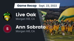 Recap: Live Oak  vs. Ann Sobrato  2022
