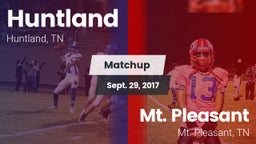 Matchup: Huntland vs. Mt. Pleasant  2017