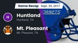 Recap: Huntland  vs. Mt. Pleasant  2017