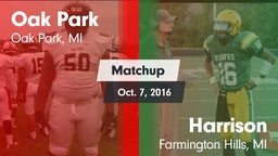 Matchup: Oak Park vs. Harrison  2016