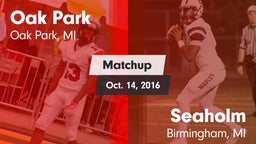 Matchup: Oak Park vs. Seaholm  2016