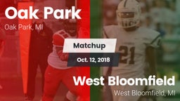 Matchup: Oak Park vs. West Bloomfield  2018