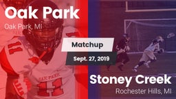 Matchup: Oak Park vs. Stoney Creek  2019