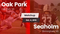 Matchup: Oak Park vs. Seaholm  2019