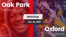 Matchup: Oak Park vs. Oxford  2019