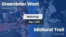 Matchup: Greenbrier West vs. Midland Trail 2017