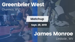 Matchup: Greenbrier West vs. James Monroe 2018