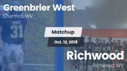 Matchup: Greenbrier West vs. Richwood  2018