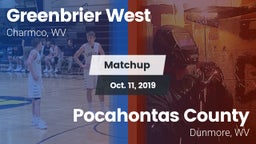 Matchup: Greenbrier West vs. Pocahontas County  2019