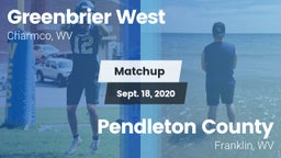 Matchup: Greenbrier West vs. Pendleton County  2020