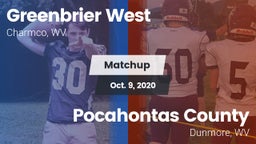 Matchup: Greenbrier West vs. Pocahontas County  2020