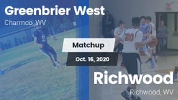 Matchup: Greenbrier West vs. Richwood  2020