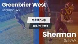 Matchup: Greenbrier West vs. Sherman  2020