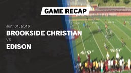 Recap: Brookside Christian  vs. Edison  2016