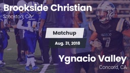 Matchup: Brookside Christian vs. Ygnacio Valley  2018