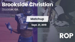 Matchup: Brookside Christian vs. ROP 2018