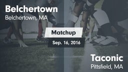 Matchup: Belchertown vs. Taconic  2016