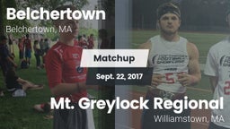 Matchup: Belchertown vs. Mt. Greylock Regional  2017