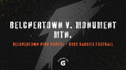 Belchertown football highlights BELCHERTOWN V. MONUMENT MTN.