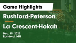 Rushford-Peterson  vs La Crescent-Hokah  Game Highlights - Dec. 15, 2023