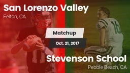 Matchup: San Lorenzo Valley vs. Stevenson School 2017