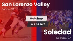 Matchup: San Lorenzo Valley vs. Soledad  2017