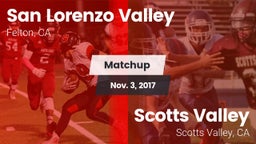 Matchup: San Lorenzo Valley vs. Scotts Valley  2017