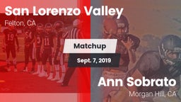 Matchup: San Lorenzo Valley vs. Ann Sobrato  2019
