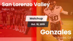 Matchup: San Lorenzo Valley vs. Gonzales  2019