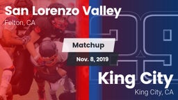 Matchup: San Lorenzo Valley vs. King City  2019