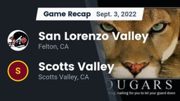 Recap: San Lorenzo Valley  vs. Scotts Valley  2022