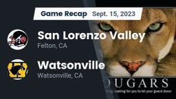 Recap: San Lorenzo Valley  vs. Watsonville  2023