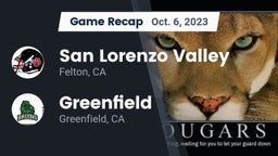 Recap: San Lorenzo Valley  vs. Greenfield  2023