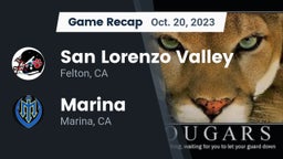 Recap: San Lorenzo Valley  vs. Marina  2023
