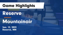 Reserve  vs Mountainair Game Highlights - Jan. 12, 2023