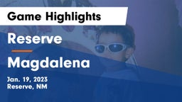 Reserve  vs Magdalena  Game Highlights - Jan. 19, 2023
