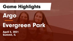 Argo  vs Evergreen Park  Game Highlights - April 5, 2021