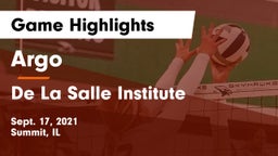 Argo  vs De La Salle Institute Game Highlights - Sept. 17, 2021