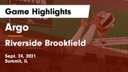 Argo  vs Riverside Brookfield  Game Highlights - Sept. 24, 2021