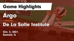 Argo  vs De La Salle Institute Game Highlights - Oct. 2, 2021
