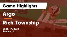 Argo  vs Rich Township  Game Highlights - Sept. 17, 2022