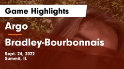Argo  vs Bradley-Bourbonnais  Game Highlights - Sept. 24, 2022